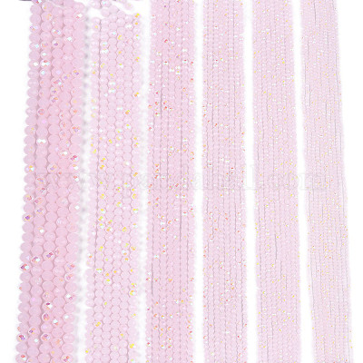 Стеклянные бусины с гальваническим покрытием  EGLA-A044-J3mm-L02-1