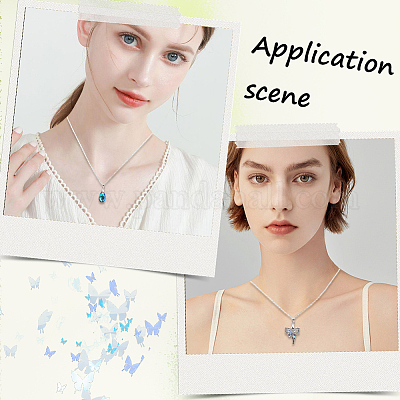 6 шт. 925 поручни для ледоруба из стерлингового серебра STER-CN0001-39A-1