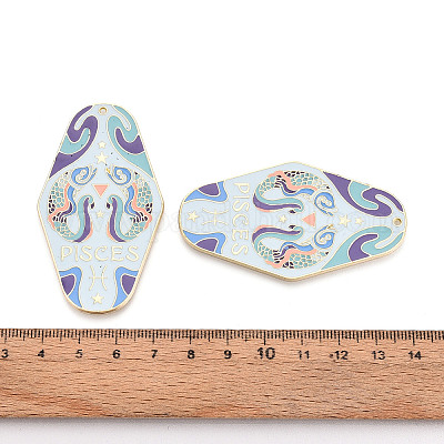 Подвески из сплава с покрытием стойки и эмали ENAM-T021-29D-1