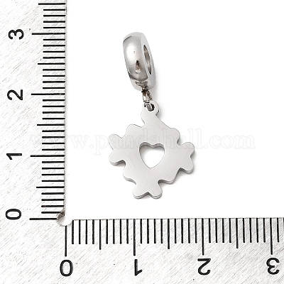 304 нержавеющая сталь цветная эмаль европейские подвески-шармы STAS-D153-01A-P-1