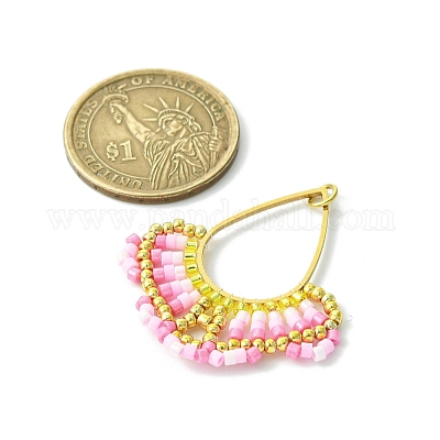 Стеклянные подвески из бисера PALLOY-MZ00531-01-1