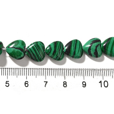 Синтетического малахита бисер нитей G-R190-10mm-46-1