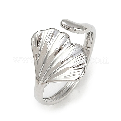 Латунные регулируемые манжеты для женщин RJEW-B132-01B-G-1