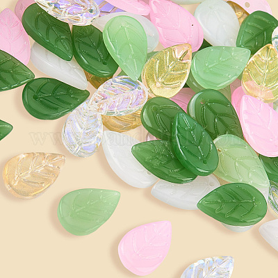 120шт 6 цвета подвески ручной работы лэмпворк LAMP-PA0001-25-1