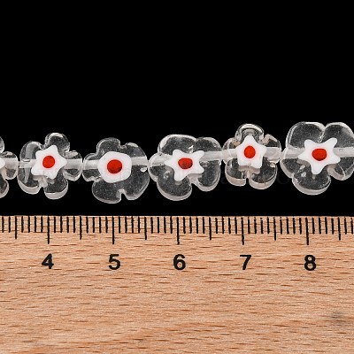 Ручной работы millefiori стеклянные бусины нитки LAMP-G164-03M-1