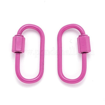 Латунные винтовые застежки с карабином KK-B032-06-1