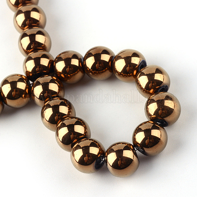 Гальванизируйте прозрачное стекло бисер нитей X-EGLA-Q062-8mm-D03-1