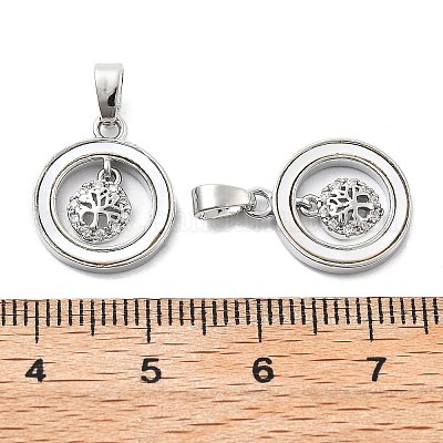 Латунные микро проложить кубического циркония подвески KK-L222-014P-1