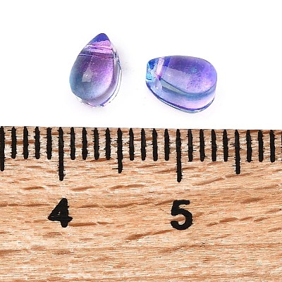 Стеклянные бусины GLAA-D303-02C-1