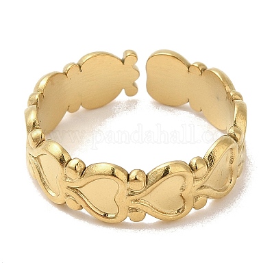 Фурнитура для открытых манжет из нержавеющей стали 304 RJEW-K245-85G-1