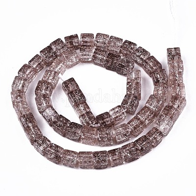 Стеклянные бусины кракле  GLAA-S192-005I-1