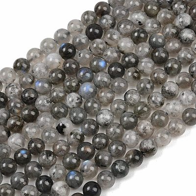 Природные лабрадорита бисер нитей&nbsp;G-Z133-A01-7mm-01-1