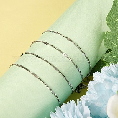 Цепи Figaro из нержавеющей стали 304 CHS-SZ0001-02P-1