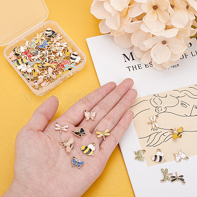 Подвески из эмали и сплава ENAM-BC0001-02-1