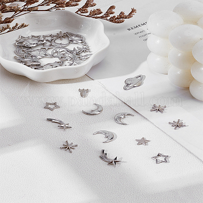 70шт 7 вида кабошонов из цинкового сплава FIND-LP0003-32P-1