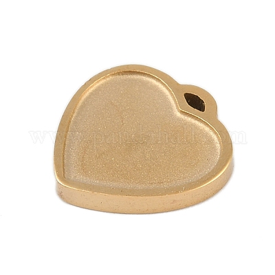 Ионное покрытие (ip) нержавеющая сталь 304 подвеска кабошон оправа STAS-U019-50G-1