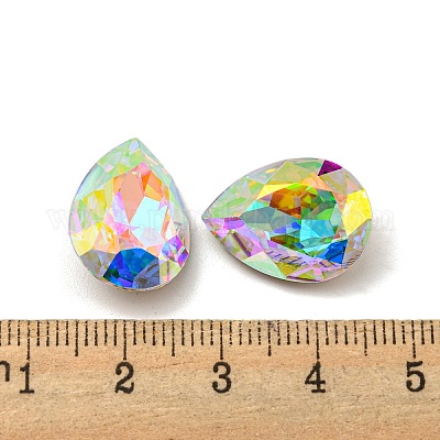 Cabochons de strass en verre&nbsp;RGLA-M017-D02-001ST-1