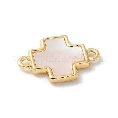 Естественные белые шармы разъема оболочки KK-P292-12G-1