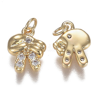 Gold Plated V-Sign Stud Earrings