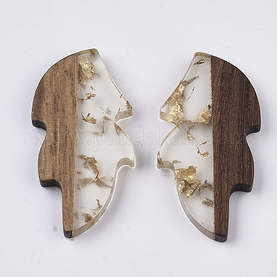 Прозрачные смолы и деревянные кабошоны X-RESI-Q210-015A-A01-1