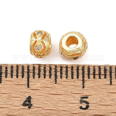 Латунные микропаве из прозрачного кубического циркония KK-C142-12A-G-1