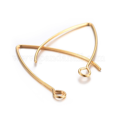 Крючки для сережек из нержавеющей стали 304 STAS-F191-02G-B-1