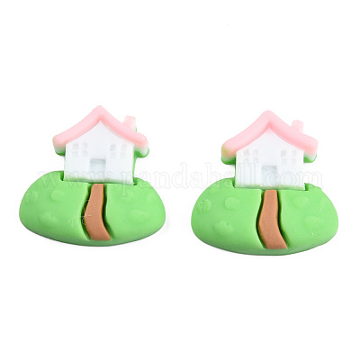 Непрозрачные кабошоны из смолы CRES-N022-198-1