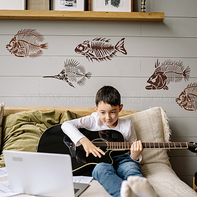 Fish Bone Stencil - Cutting Board Stencil