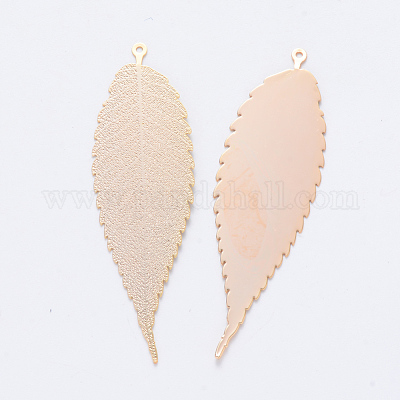 Латунные большие кулоны&nbsp;KK-T049-047G-NF-1