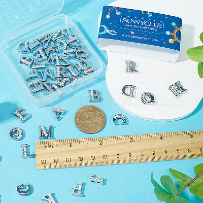 52 шт. 26 стильных скользящих подвесок из сплава со стразами FIND-SC0005-51-1