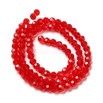 Прозрачные стеклянные бусины EGLA-A035-T4mm-D07-1