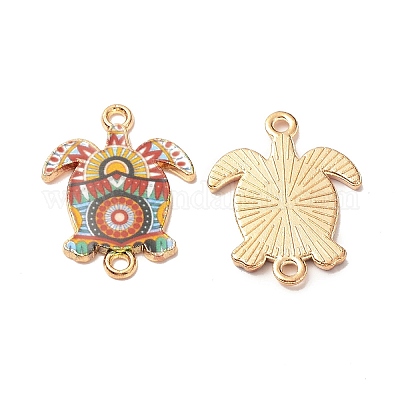 Подвески из алюминиевого сплава с печатным рисунком ENAM-C009-02G-1