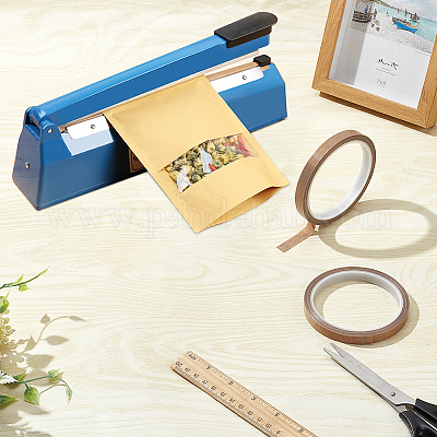 Термостойкая тканевая лента из тефлона и ПТФЭ длиной 10 м. AJEW-WH0314-482A-1