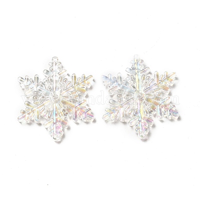 Рождественские подвески из прозрачного акрилового разъема с УФ-покрытием TACR-P003-01A-1