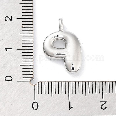 Подвески из латуни с покрытием стойки с буквами-шариками X-KK-C050-01P-P-1