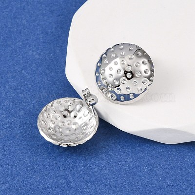 Серьги-гвоздики из нержавеющей стали 304 EJEW-I323-01P-06-1