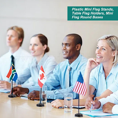 Пластиковые мини-флажки AJEW-WH0348-103-1