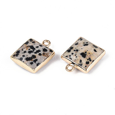 Граненые подвески из натуральной далматинской яшмы G-T139-95B-1