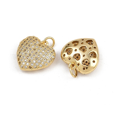 Латунные микро проложить кубического циркония подвески ZIRC-I367-06G-02-1