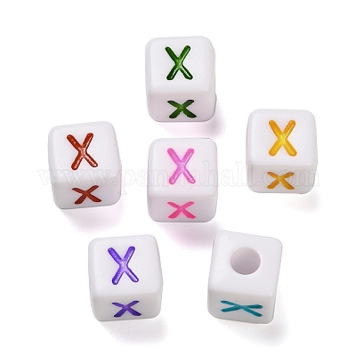 Непрозрачные акриловые бусины OACR-I022-01X-1