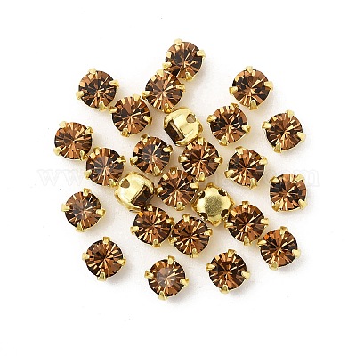 Preciosa® maxima crystal в пришивной чашке X-PRC-SS12-10220-G-1