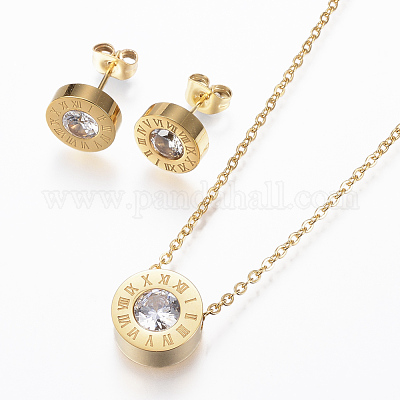 Комплекты украшений из нержавеющей стали 304 SJEW-H111-01-1