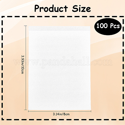 100шт прямоугольные пенопластовые пакеты PE-WH0007-02A-1