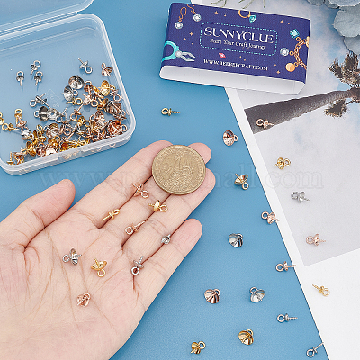 90 шт. 9 стиля 201 и 304 нержавеющая сталь 90 шт. стальной винт с ушком штифт скобы STAS-SC0004-84-1