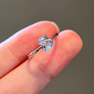 925 перстень из стерлингового серебра с кубическим цирконием FS-WGFD4D7-05-1