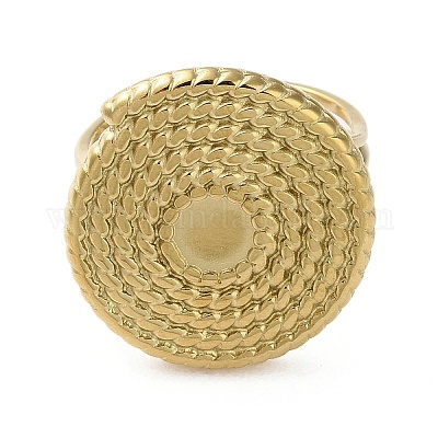 Ионное покрытие (ip) кольца из нержавеющей стали 304 RJEW-C075-04E-G-1