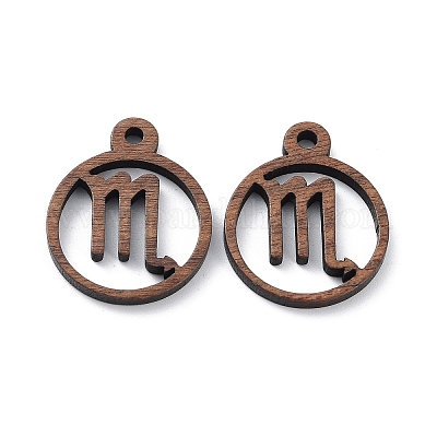 Подвески из орехового дерева WOOD-Q051-07C-1