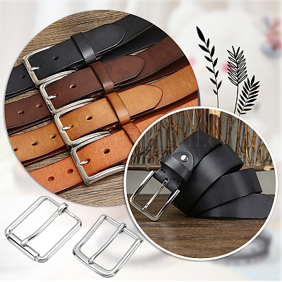 ベルトバックルセット 304ステンレススチールローラーバックル付き