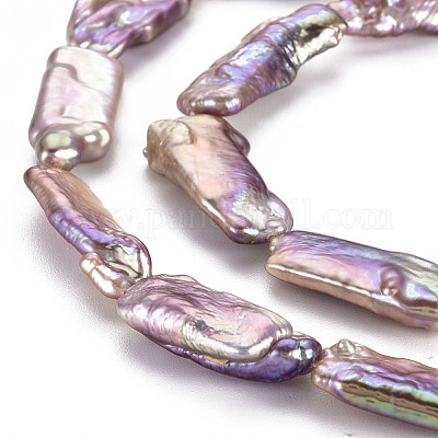 Природные Кеши жемчуг пряди PEAR-S020-D02-1