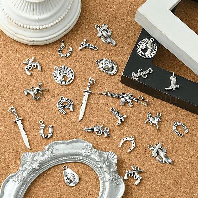 18 стили подвески из сплава в тибетском стиле FIND-YW0004-84-1